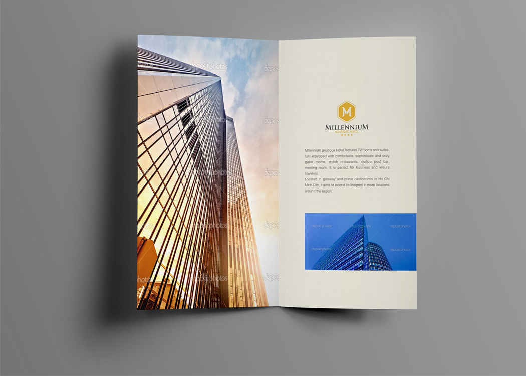 MILLENIUM - Thiết kế nhận diện thương hiệu khách sạn 4 sao Millenium Boutique Hotel